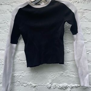 Zara small colorblock knit sweater